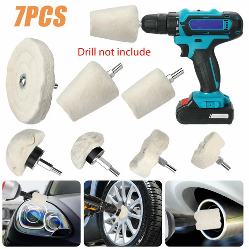 7pcs car polisher polishing - car,