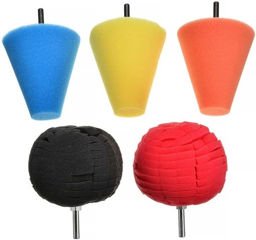 Foam drill polishing cone ball - foam,