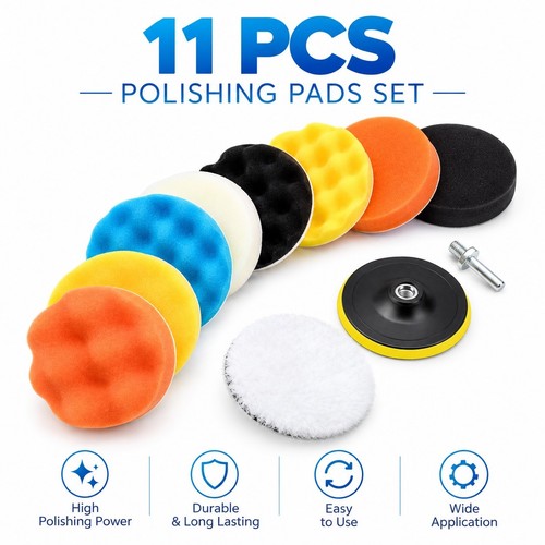 11pc car buffing - car,